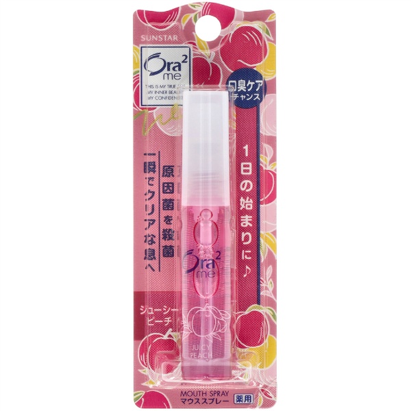 オーラツーミー マウススプレー  ジューシーピーチ 6ml