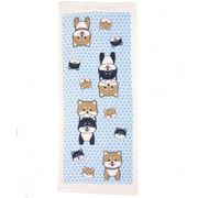 【ご紹介します！信頼の日本製！ほっこりかわいい！いろは　てぬぐいタオル】いぬ