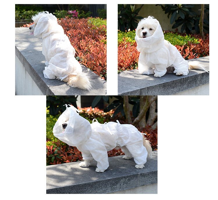 新作 防護服 軽量で通気性のある防護服 犬服 犬の服 犬 猫 猫服