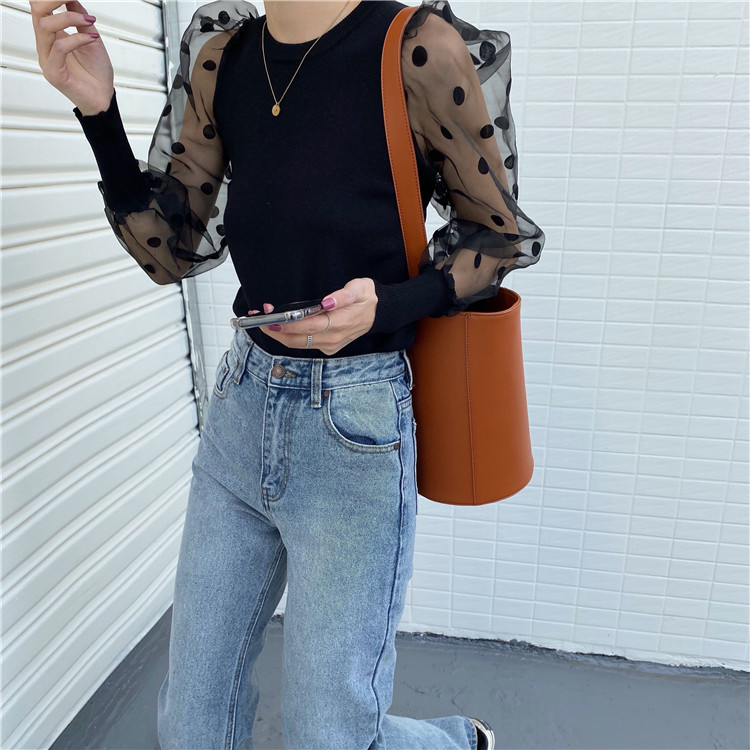 クーポン使用可能 春夏 新品 韓国ファッション 大人気 透けて ドット ニット Sweet系 トップス アパレル オープンブリッジ 合同会社 問屋 仕入れ 卸 卸売の専門 仕入れならnetsea