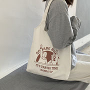 エコバッグ　トートバッグ　肩掛け　キャンバス　hands up　INS　ファッション