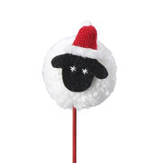 KEI： クリスマスふわふわピック　【羊のショータ】