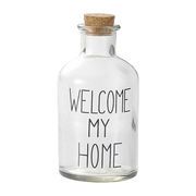 MNK：ガラスロゴボトル【HOME】