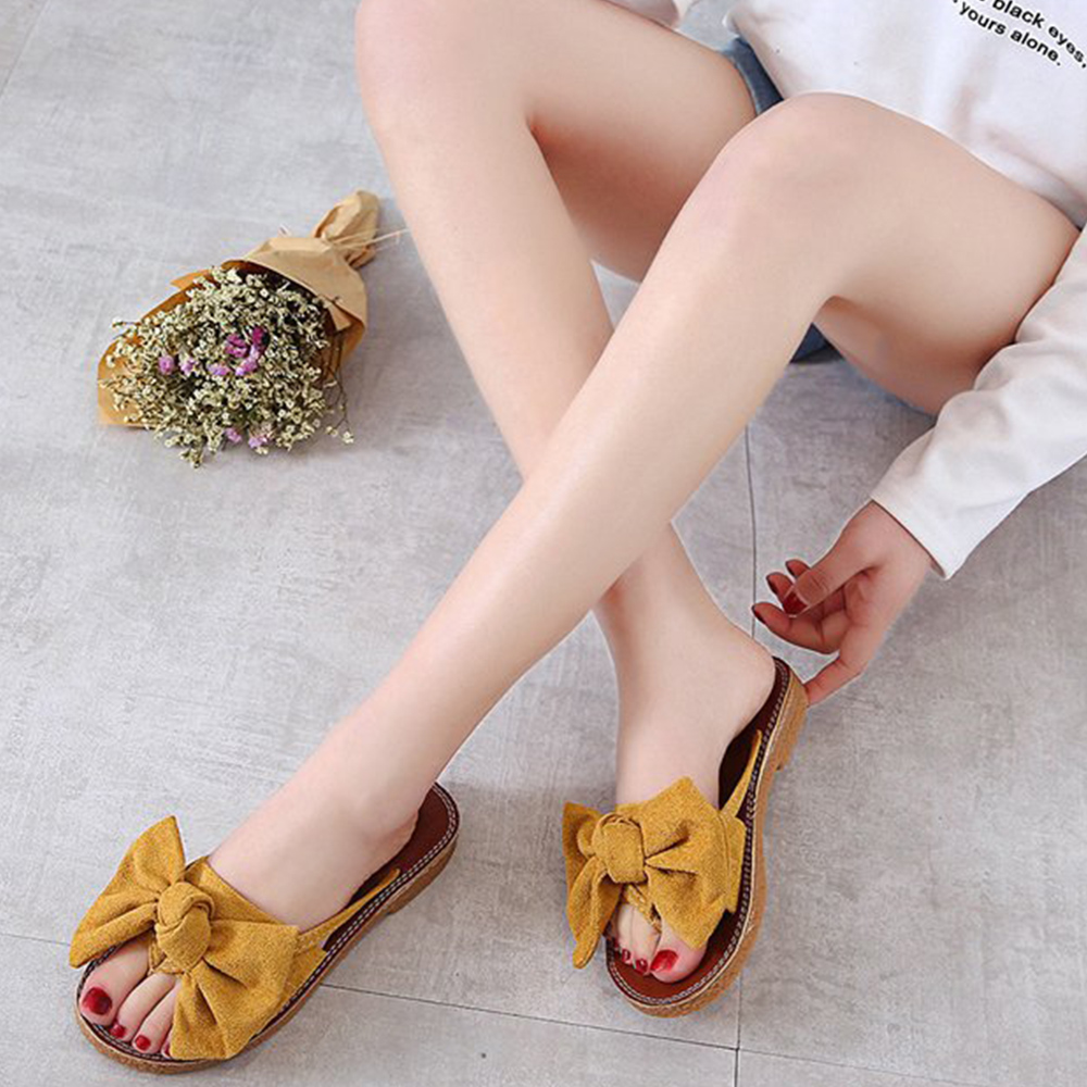フラットサンダル レディース ビッグリボン コンフォートサンダル ぺたんこ 可愛い スリッパ 即納 ファッション雑貨 盛煌商事 株式会社 問屋 仕入れ 卸 卸売の専門 仕入れならnetsea