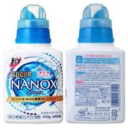 LIONトップ スーパーナノックス/洗剤/450g/濃密ディープクレンジング処方/蛍光剤ゼロ/濃縮タイプ/NANOX