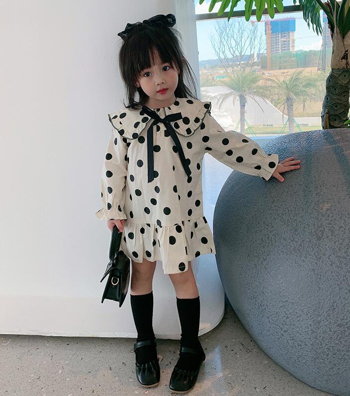 女の子 スカート ワンピース ドレス 秋ファッション 新作 子供服 3-8歳 韓国子供服