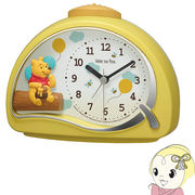 目覚まし時計 置き時計 RHYTHM リズム時計 くまのプーさん キャラクター めざまし時計 R561 かわいい