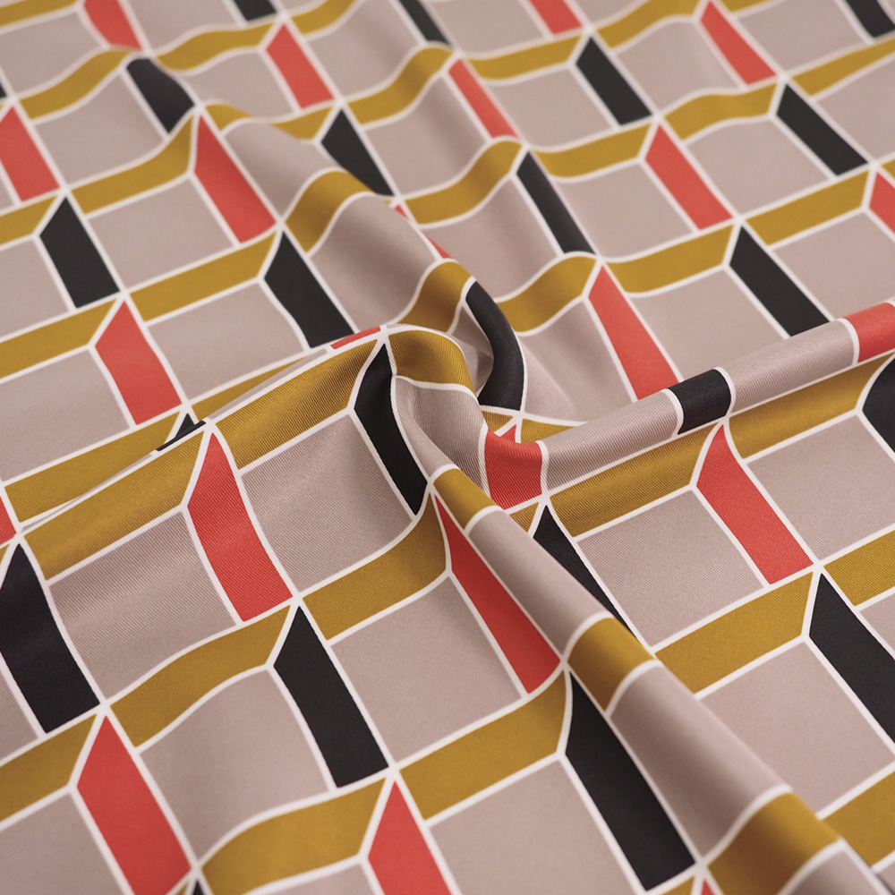 新作 秋冬スカーフ レトロ幾何柄スカーフ ファッション雑貨 株式会社ソレイユ 問屋 仕入れ 卸 卸売の専門 仕入れならnetsea