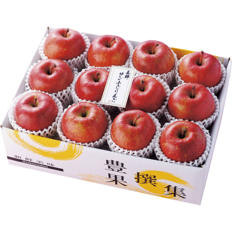 （2020 お歳暮 限定） サンふじりんご3.0kg （メーカー直送・送料無料）※出荷は11月中旬～12月21日