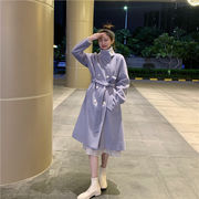 使い心地抜群 韓国ファッション チェスターコート ヘップバーンスタイル 中・長セクション 快適である