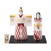 ★ひな祭りを飾る★ 縁起の良い雛人形【矢がすり文　雛 】