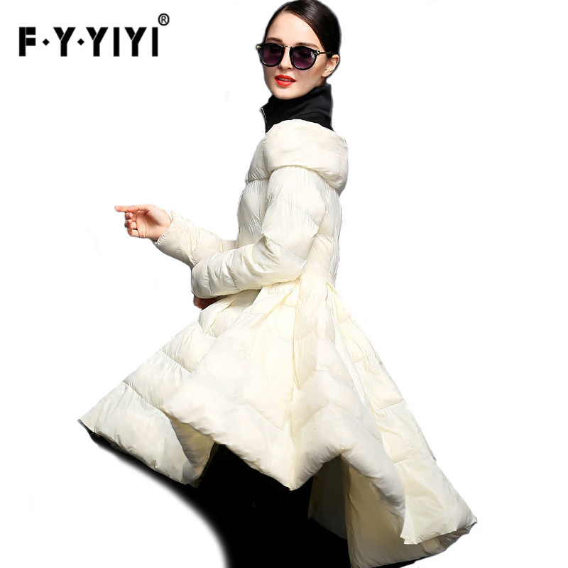 ダウンコートドレス冬新作不規則上質ダウン入れ軽い暖かいレディース アパレル 株式会社 ハイスター 問屋 仕入れ 卸 卸売の専門 仕入れならnetsea