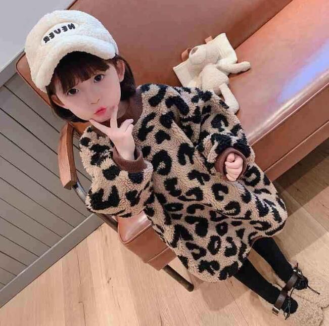 秋冬新作 子供ワンピース 子供服 韓国子供服 厚手ワンピース キッズ服 女の子 ヒョウ柄90 130 アパレル 株式会社 コスモス 問屋 仕入れ 卸 卸売の専門 仕入れならnetsea