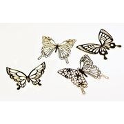 【極薄銅製メタル】蝶々メタルパーツ 蝶々モチーフ さくらモチーフ 銅99％高品質