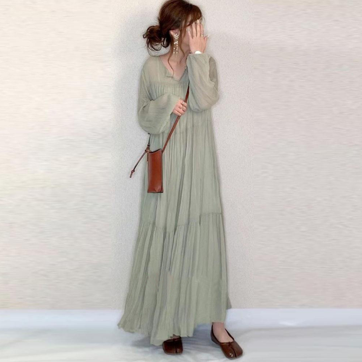 季節を彩る 春夏 ワンピース ゆったり マキシ スカート レディース 韓国スタイル アパレル エスペランス 合同会社 問屋 仕入れ 卸 卸売の専門 仕入れならnetsea