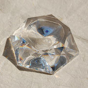 アクリル製　丸玉台　直径約6.5cm　ディスプレイ　インテリア　副資材　透明　クリア　アクリル台