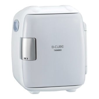 （レジャー）（カー用品）ツインバード 2電源式 コンパクト電子保冷保温ボックスD-CUBE S HR-DB06