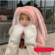 韓国ファッション 百掛け かわいい 小さな熊  スカーフ グローブ  1つ ビブ 耳の保護 暖かくしてください