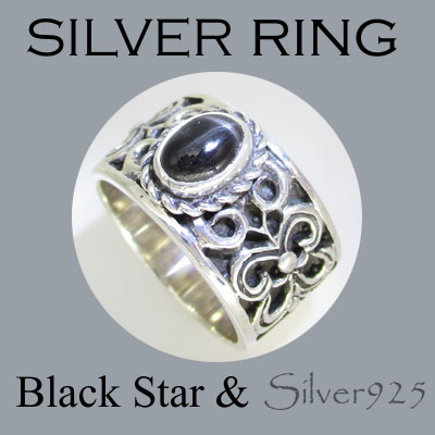CSs / 1-1050-10 ◆ Silver925 シルバー リング ブラックスター