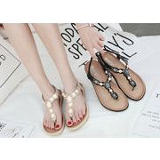 サンダル ラインストーン ビックサイズ シューズ ビーチサンダル 婦人靴 レディース 韓国ファッション