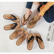 新作 サンダル ウェッジヒール ビックサイズ スリッパ シューズ 婦人靴 レディース 韓国ファッション
