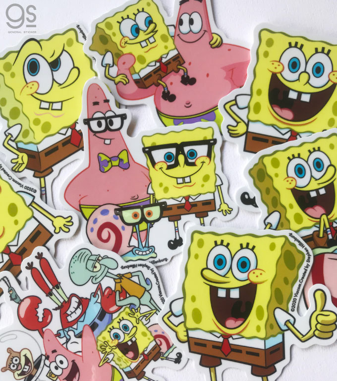 スポンジ ボブ ボブ パトリック キャラクターステッカー アメリカ アニメ Spongebob Spo006 公式 21新作 雑貨 株式会社 ゼネラルステッカー 問屋 仕入れ 卸 卸売の専門 仕入れならnetsea