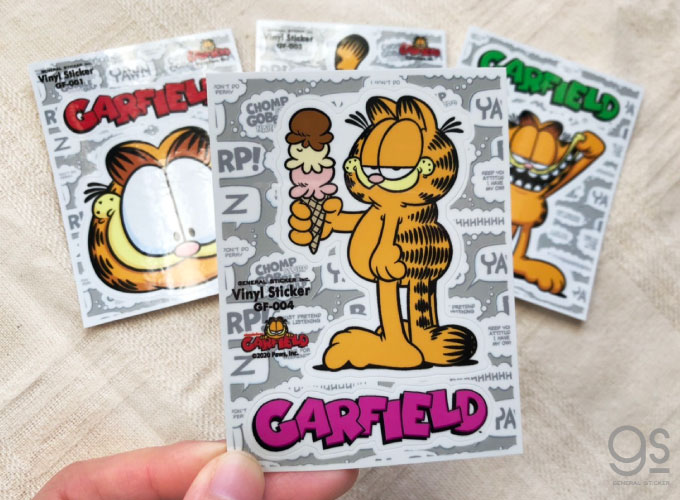 ガーフィールド フェイス キャラクターステッカー アメリカ アニメ Garfield 猫 ねこ ネコ 雑貨 Gf001 公式 雑貨 株式会社 ゼネラルステッカー 問屋 仕入れ 卸 卸売の専門 仕入れならnetsea