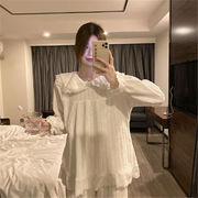 INSスタイル 女性 ゆったりする パジャマ 2点セット レディース 小さい新鮮な 長袖