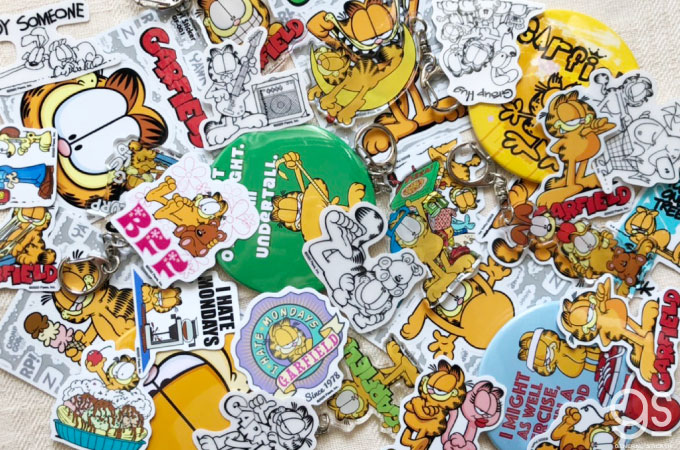 全6種セット】 ガーフィールド キャラクターステッカー ミニ