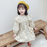 人気商品 女の子 スカート 花柄 ワンピース お姫様ドレス 新作 子供服 3-8歳 韓国子供服 キッズ服