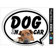 DOG IN CAR04 ドッグインカーステッカー ペット 愛犬 SK398