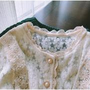 2021  おすすめ！　美少女　　トップス  　レース　　ブラウス　　ベスト