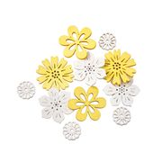 カナリーフラワーパーツ　ミックス　デコレーション素材　24コ入