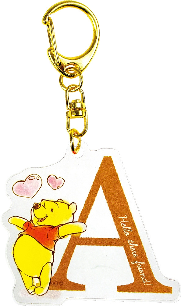 ディズニー イニシャルアクリルキーホルダー くまのプーさん A Dn a 雑貨 パルマート 株式会社 問屋 仕入れ 卸 卸売の専門 仕入れならnetsea