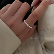 新作 韓国スタイル エレガント 上品 シンプル アクセサリー 指輪 軽くて贅沢 ins