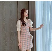 レディースファッション 夏 新作 スカート 半袖 ワンピース 韓国ファッション レディース