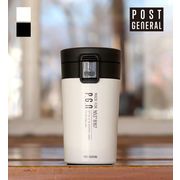 【POSTGENERAL】ダブルウォール フリップトップボトル 300ml (ブラック / ホワイト) ポストジェネラル
