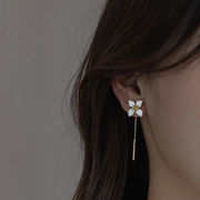 揺れるエレガント 韓国スタイル エレガント 美しい ピアス シンプル アクセサリー 両耳
