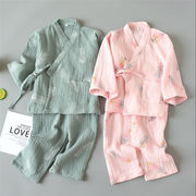 激安セール夏 薄い 可愛い 赤ちゃん パジャマ 着物 セット  ルームウェア 男子と女子 小さい新鮮な
