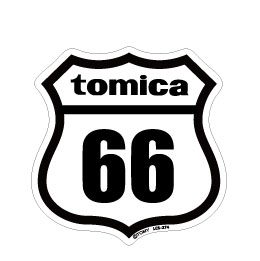 LCS374 大人トミカ ダイカットビニールステッカー05 TOMICA 車 ロゴ 公式