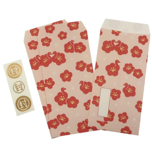 ポチ袋 伊予和紙ふわり 和紙ポチ袋 大 3枚セット 梅鶴 雑貨 株式会社 ブライエンタープライズ 問屋 仕入れ 卸 卸売の専門 仕入れならnetsea