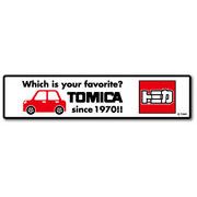 LCS653 TOMICA ロゴステッカー 車 トミカ タカラトミー TOMY ロゴ 車