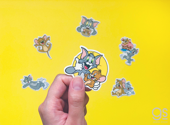 トムとジェリー ミニステッカー ジェリーとタフィー キャラクター アメリカ アニメ Tom And Jerry Tj060 雑貨 株式会社 ゼネラルステッカー 問屋 仕入れ 卸 卸売の専門 仕入れならnetsea
