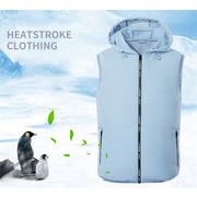 空調衣装 ファン付き 3段階調節 エアコン服 熱中症対策 男女通用 アウトドア スポーツ 作業