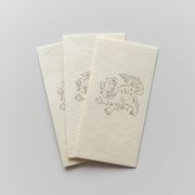 【新登場！伝統技法、型染めで一色ずつ職人が手摺りで製作しました！】手摺り型染め金封 唐獅子