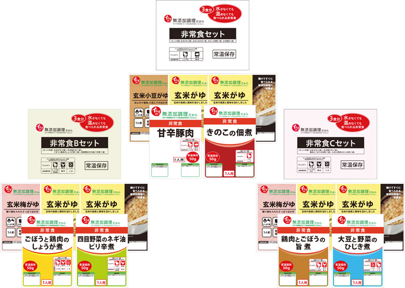 【単品送料無料】石井食品 非常食３食分×３種セットS29-11