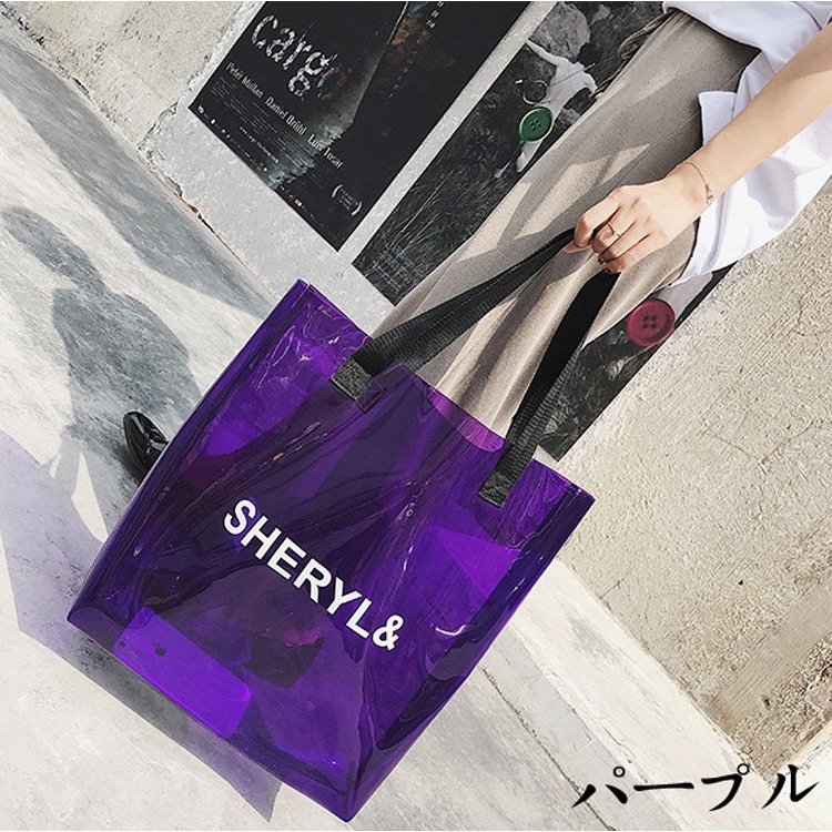 トートバッグ クリアバッグ レディース 大容量 ビニールバッグ 海 プール 透明バッグ プールバッグ ファッション雑貨 個人事業主 グッズワン 問屋 仕入れ 卸 卸売の専門 仕入れならnetsea