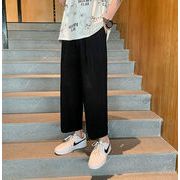 ズボン 夏 ゆったり 学生 ins カプリパンツ メンズ 韓国ファッション おしゃれ