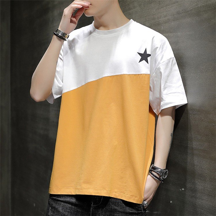 Tシャツ メンズ 夏服 配色切り替え アメカジ 半袖tシャツ Tシャツ トップス カットソー メンズ アパレル 総合企画ｋｇｃ合同会社 問屋 仕入れ 卸 卸売の専門 仕入れならnetsea