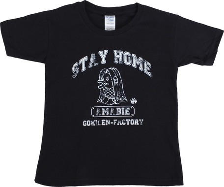 ゴキゲンファクトリーTシャツ(あまびえちゃん&STAYHOME、kidsサイズ)